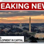 IRAN STUNNED: New CIA Tech Changes Everything… Aerial view of Washington D.C. at sunset with notable monuments