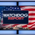 JUST IN: Sugar Daddy Scandal Hits DHS… Graphic featuring the Statue of Liberty and an American flag with the text 'WATCHDOG REPORT'