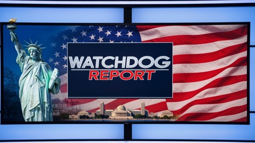 shutterstock_2762525035.jpg Graphic featuring the Statue of Liberty and an American flag with the text 'WATCHDOG REPORT'