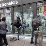 Pirro THREATENS Parents—Jail Time for Teen Takeovers… Protesters vandalizing a McDonald's restaurant with broken windows