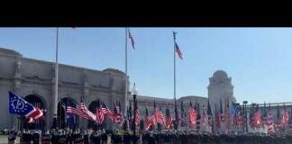Masked men with Confederate flags march through DC on July 4 | NBC4 Washington