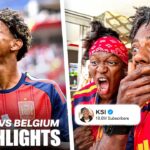 Stoppage-Time Stunner Buries Belgium iShowSpeed Spain vs Belgium Highlights | 2026 FIFA World Cup™
