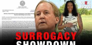Paxton steps into high-profile legal battle between surrogate and parents over unborn baby