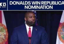 Byron Donalds wins Republican nomination for Florida governor