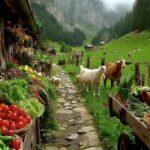 Mystery Cow Outbreak Rattles Switzerland Life in a Traditional Swiss Farm - Morning Milking, Harvesting Fruits, Vegetables, Livestock Routine
