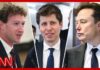 Musk, Zuckerberg and Altman clash over AI's future