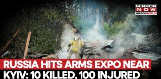 Russia Missile Strike Rocks Kyiv: Deadly Attack On Ukraine Arms Show Leaves 100+ Casualties | Watch