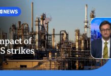 Oil prices ease slightly after early spike following US-Iran strikes | ABC NEWS