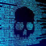 OpenAI Staff Warned THIS Could Happen skull silhouette in blue computer code