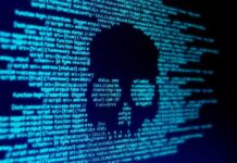 OpenAI Staff Warned THIS Could Happen skull silhouette in blue computer code