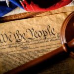 Trump’s $10B Claim Against BBC Hits a Wall U.S. Constitution with gavel and flag