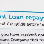 Document titled Student Loan repayments with instructions for filling out forms