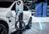 Carmakers Have New Idea to Boost EV Range Electric car charging at a station