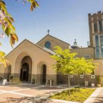 Pulpit Heist Exposed—FBI Traces the Cash Brick church with arched entrance and tall bell tower on a sunny day