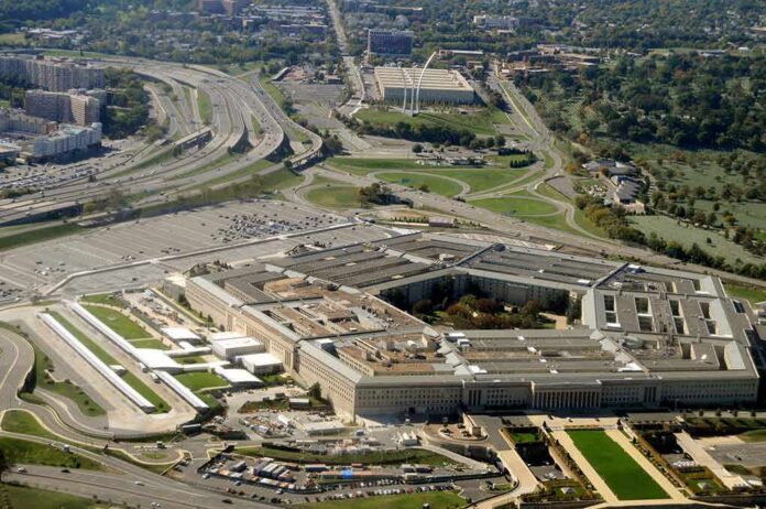 shutterstock_28794022 The Pentagon building with surrounding highways and parking lots