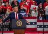 Trump Gives Iran an EASY or HARD Choice Donald Trump speaks at a rally; Teddy Williams and Bear Pascoe are in the crowd