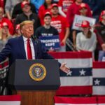 Trump Gives Iran an EASY or HARD Choice Donald Trump speaks at a rally; Teddy Williams and Bear Pascoe are in the crowd
